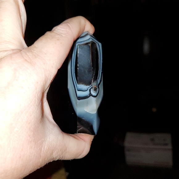 Banded Agate Crystal Tower - Picture 3 of 5